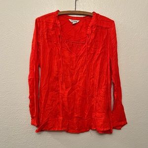 Lucky Brand Bohemian Long Sleeve Top